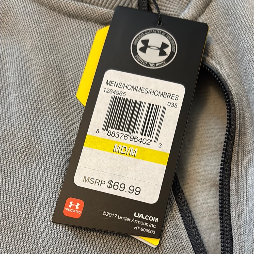 Under Armour Light Gray Performance Pullover - image 4